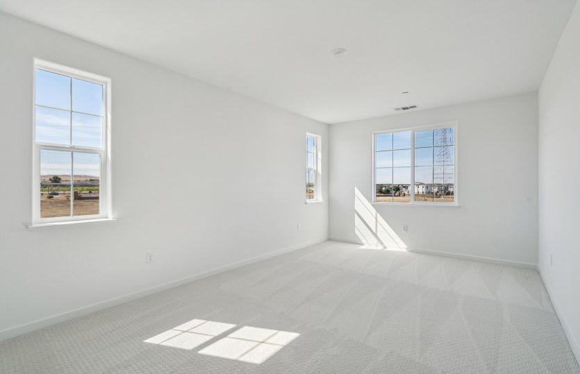 Upstairs loft space