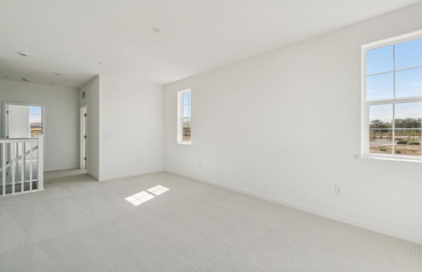 Upstairs loft space