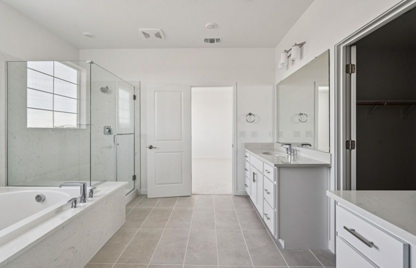 Large owner's suite bathroom