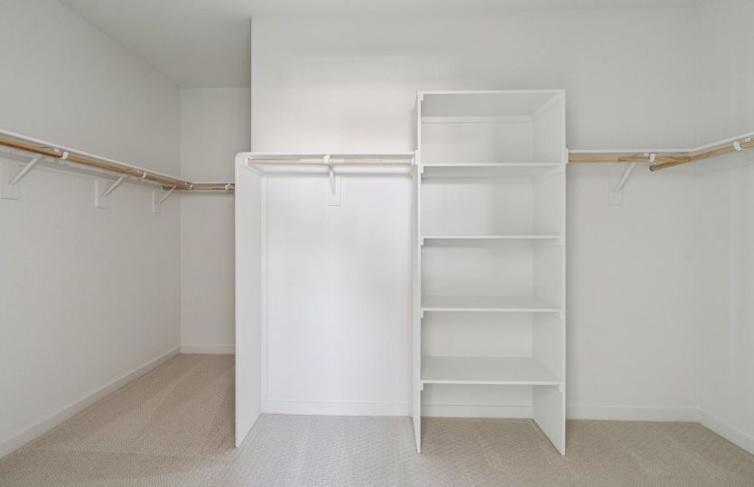 Owner's suite walk-in closet