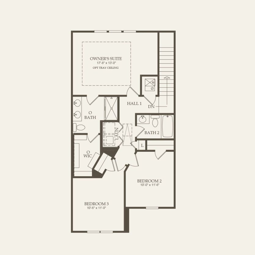 Second Floor 3 br / 2.5 ba