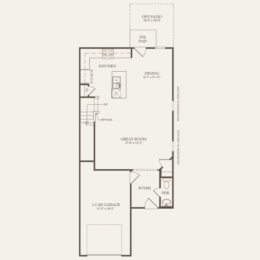 First Floor 3 br / 2.5 ba