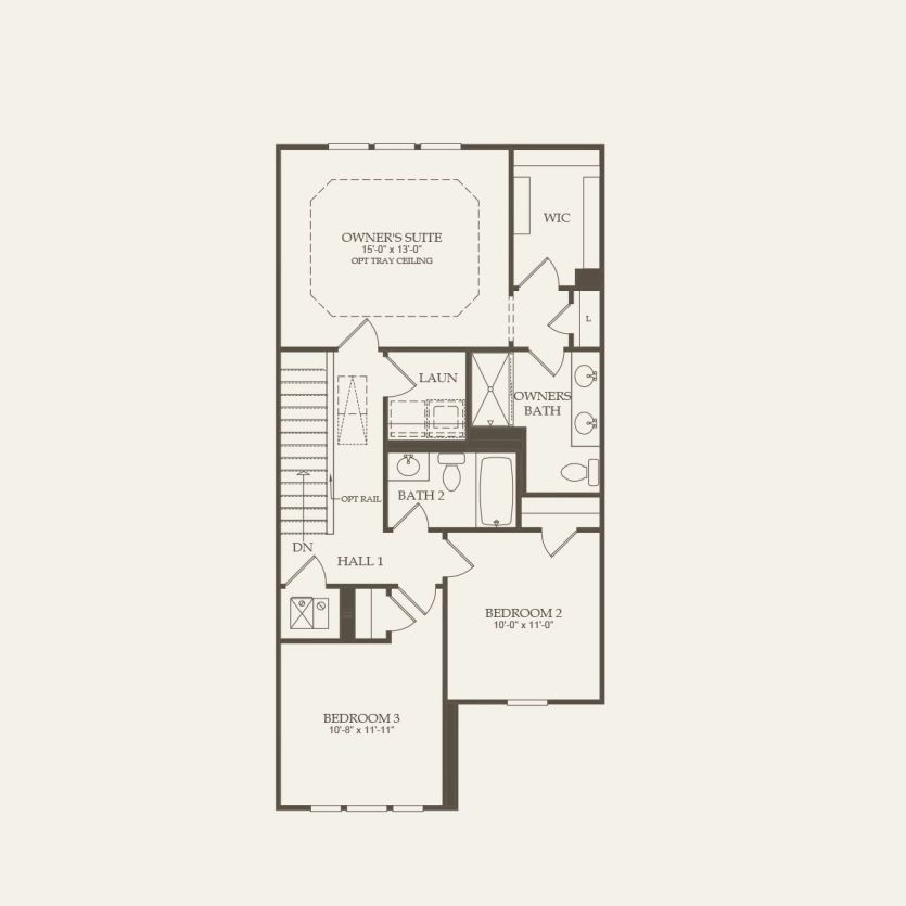 Second Floor 3 br / 2.5 ba