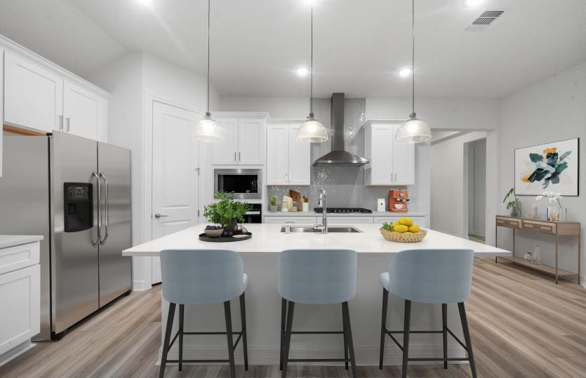 Virtually Staged Kitchen