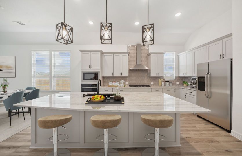 Staged Kitchen