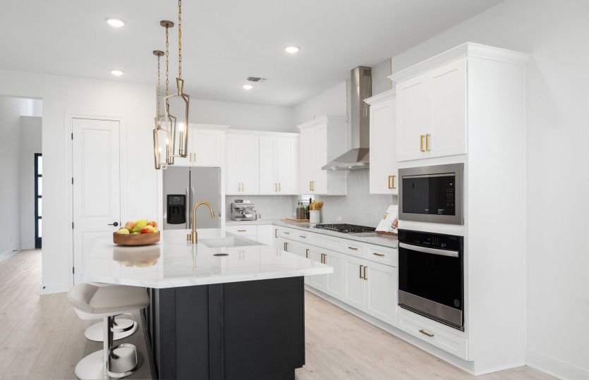 Virtually staged Kitchen