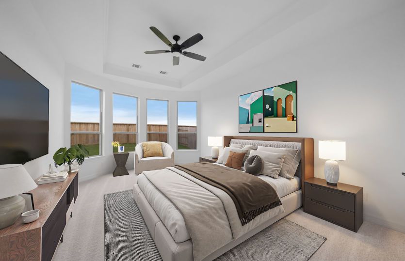 Virtually Staged Owners Suite