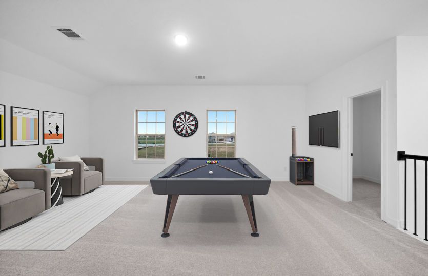 Virtually Staged Upstairs Loft