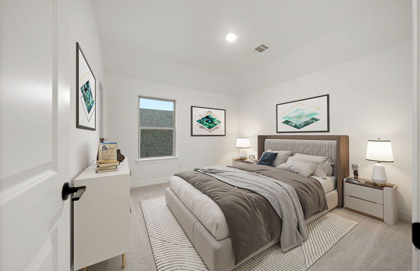 Virtually Staged Bedroom