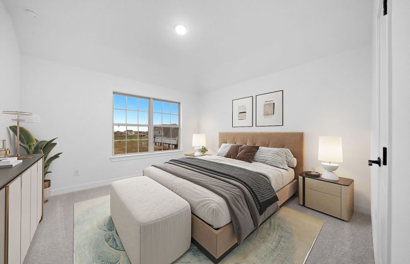 Virtually Staged Bedroom