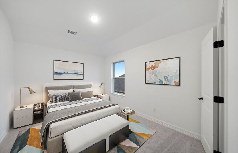 Virtually Staged Bedroom