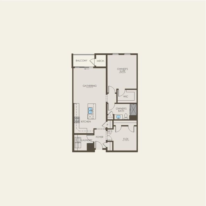 First Floor 1 br / 1 ba