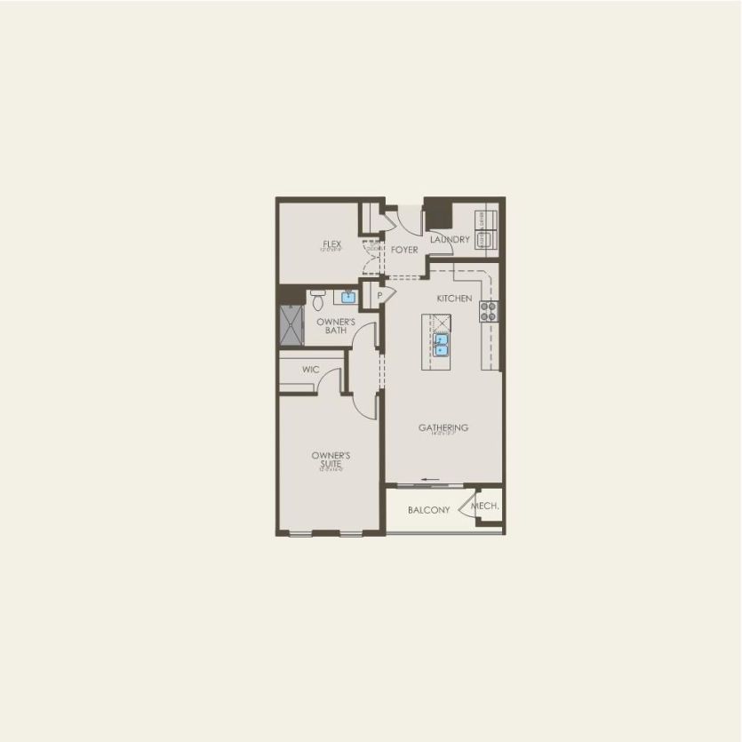 First Floor 1 br / 1 ba