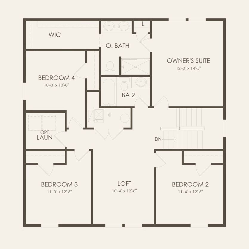 Second Floor 4 br / 2.5 ba