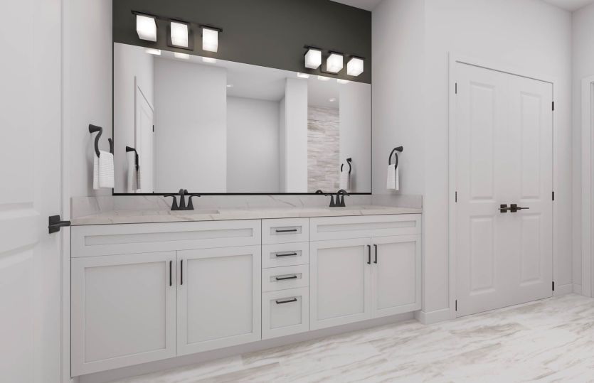 Luxurious Owner's Bath with Dual Sinks