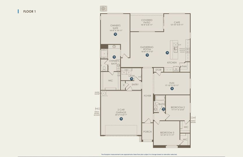 Stella Floor Plan, Quick Move-In Home, Floor 1