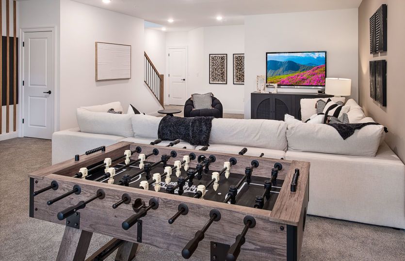 Finished basement