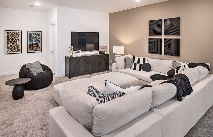 Finished basement