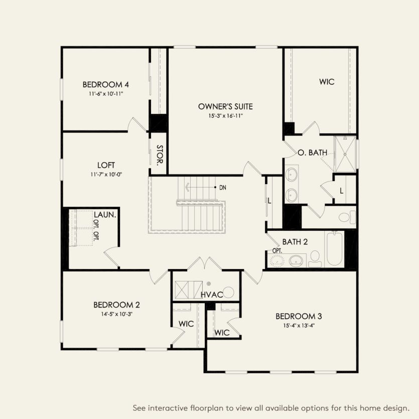 Second Floor 4 br / 2.5 ba