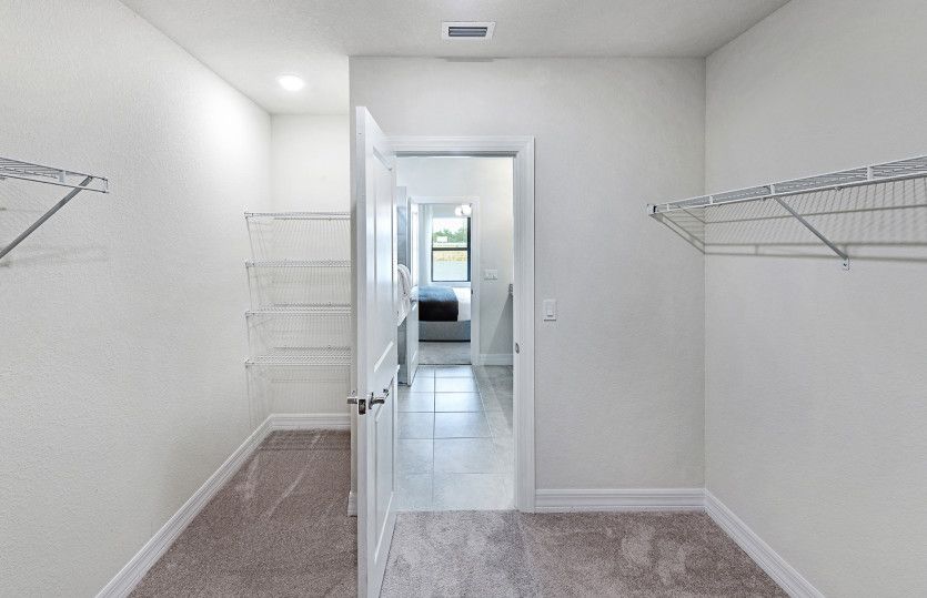 Owner's walk-in closet