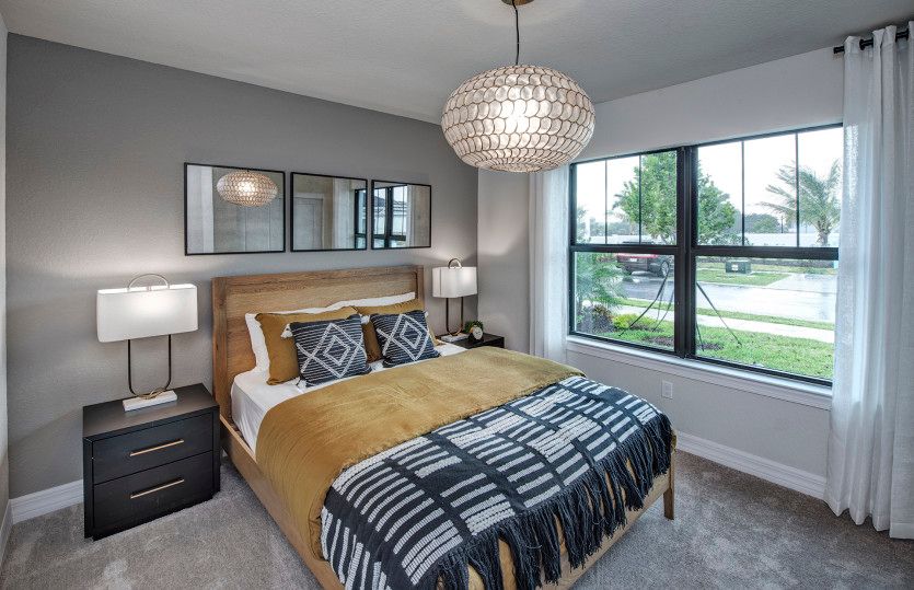 Bedroom 3 at the front of the home