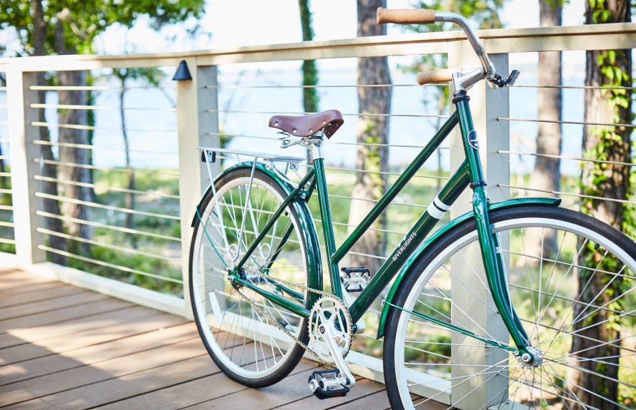 Enjoy biking around town