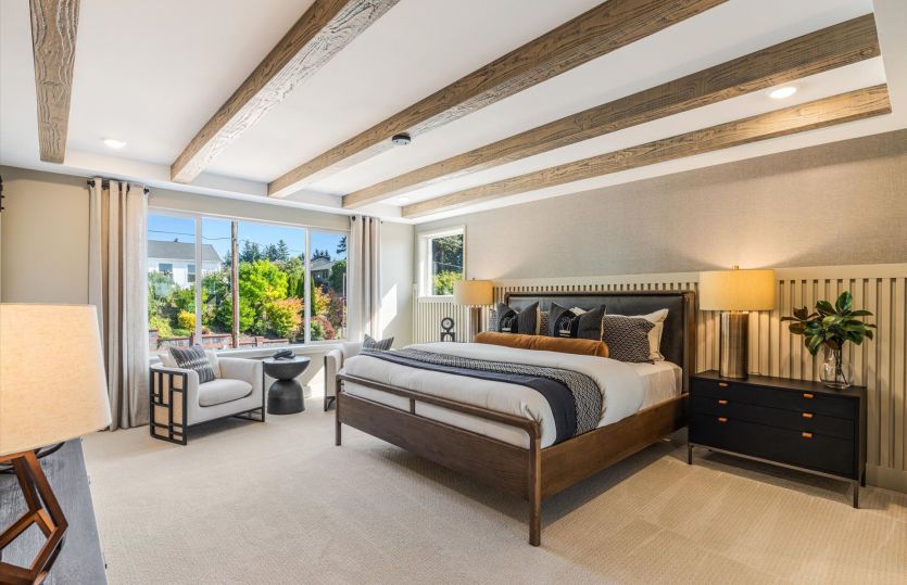 Large private primary suite
