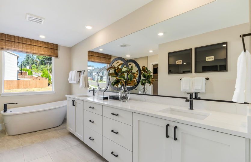Primary suite bathroom