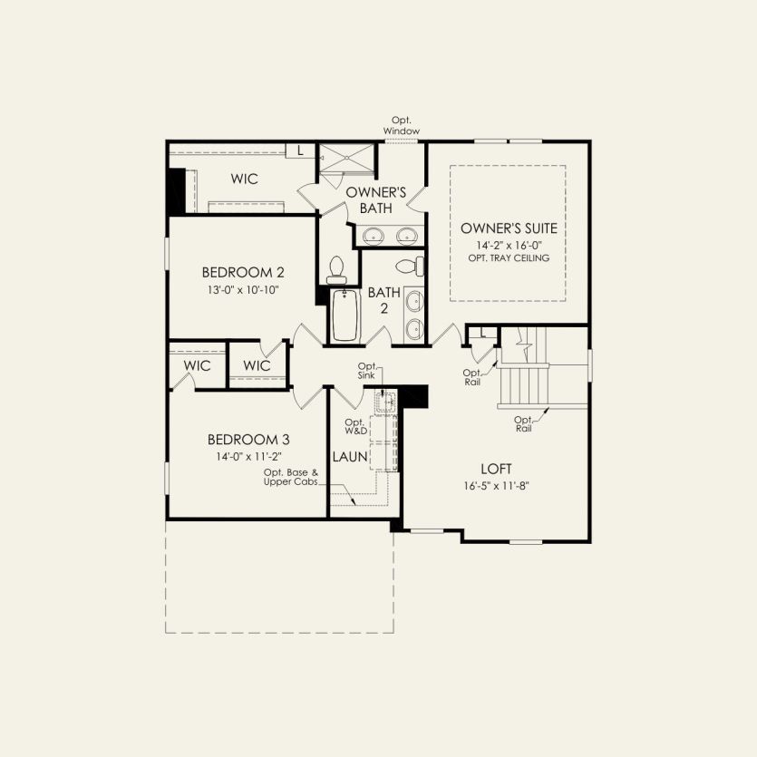 Second Floor 3 br / 2.5 ba
