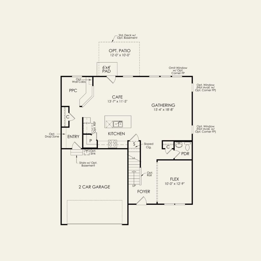 First Floor 3 br / 2.5 ba