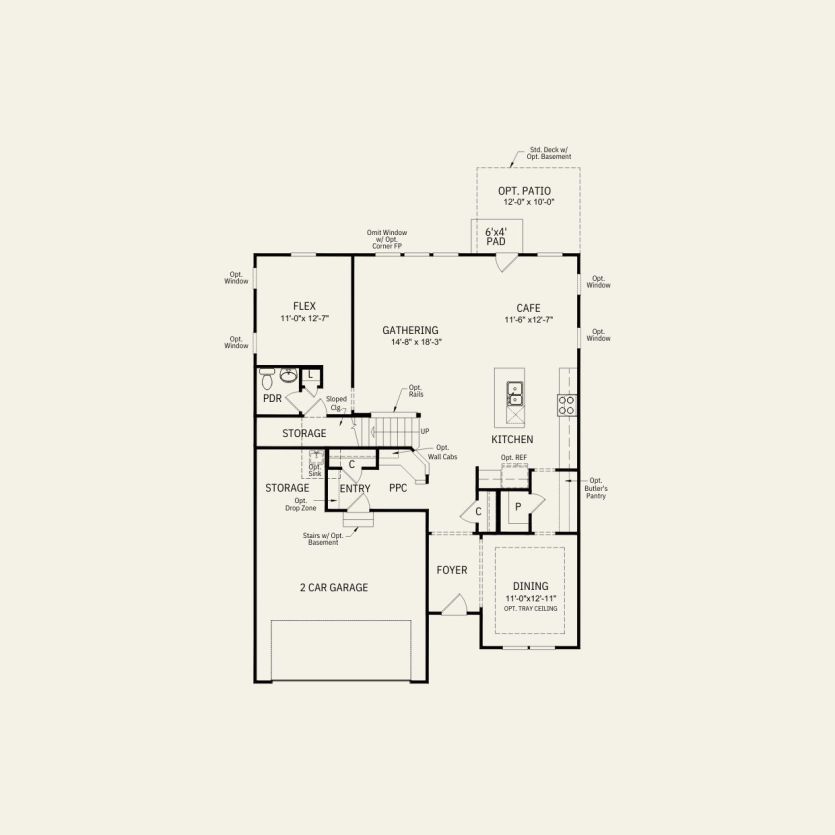 First Floor 4 br / 2.5 ba