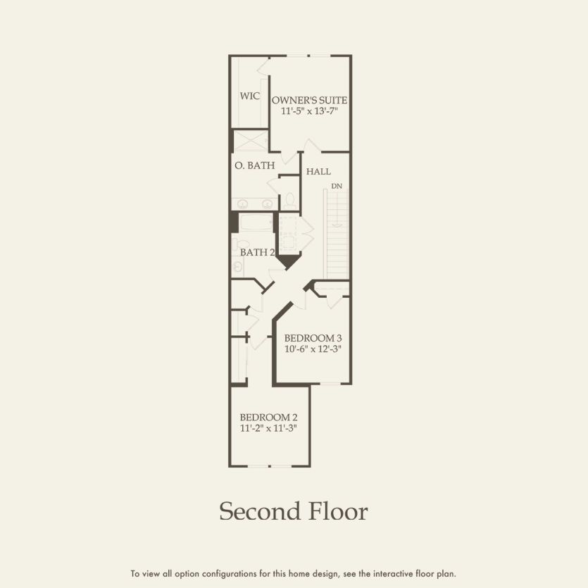 Second Floor 3 br / 2.5 ba