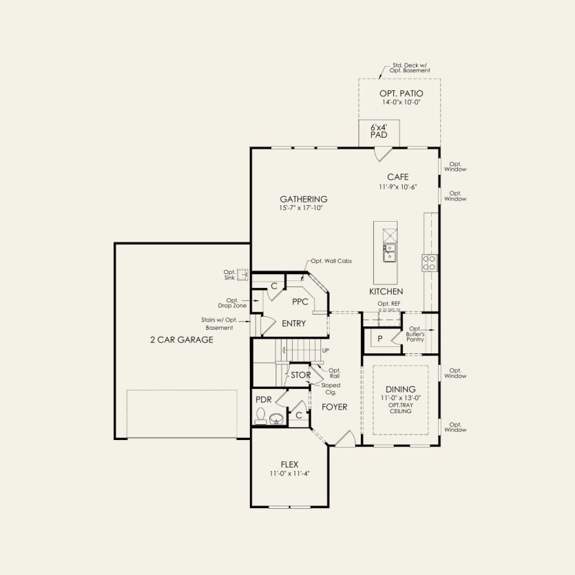 First Floor 4 br / 2.5 ba