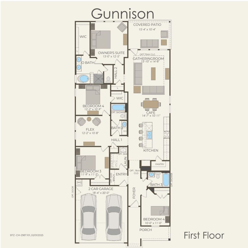 First Floor 4 br / 3 ba
