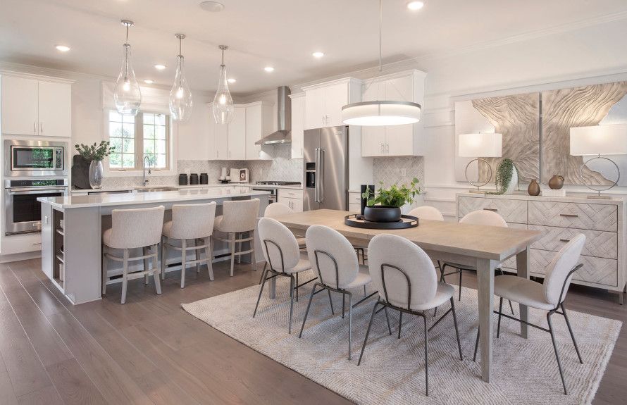 Open concept floor plans