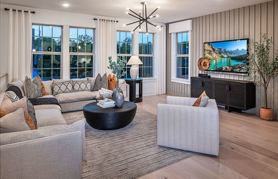 Open concept floor plans