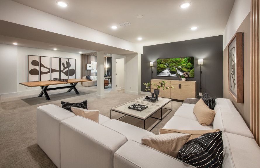 Finished basement