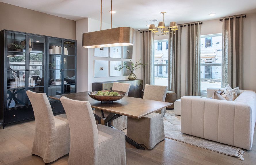 Open concept floor plans