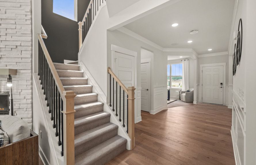 Beautiful Entry Way Staircase