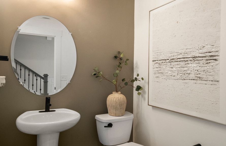 Convenient Powder Room