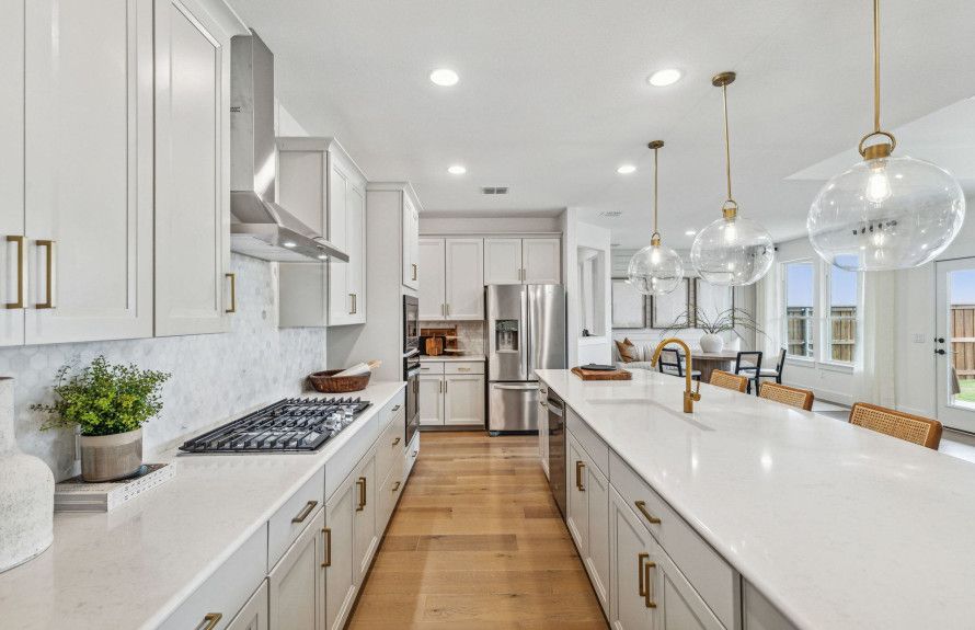 Abundant cabinet space