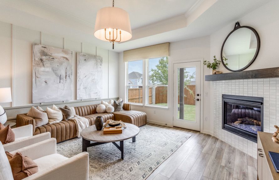 Open living areas