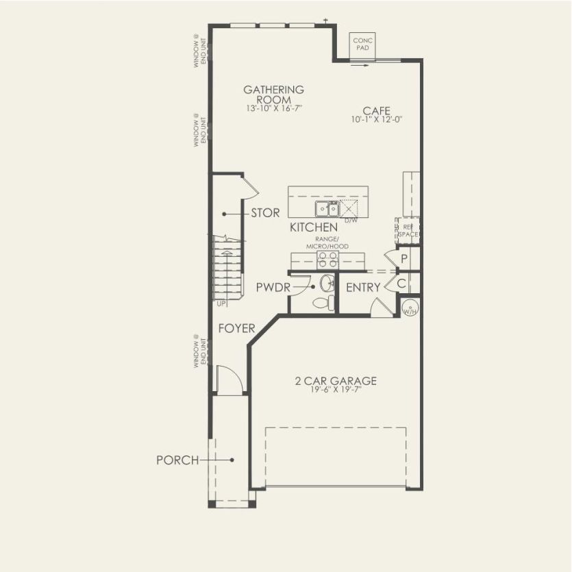First Floor 3 br / 2.5 ba