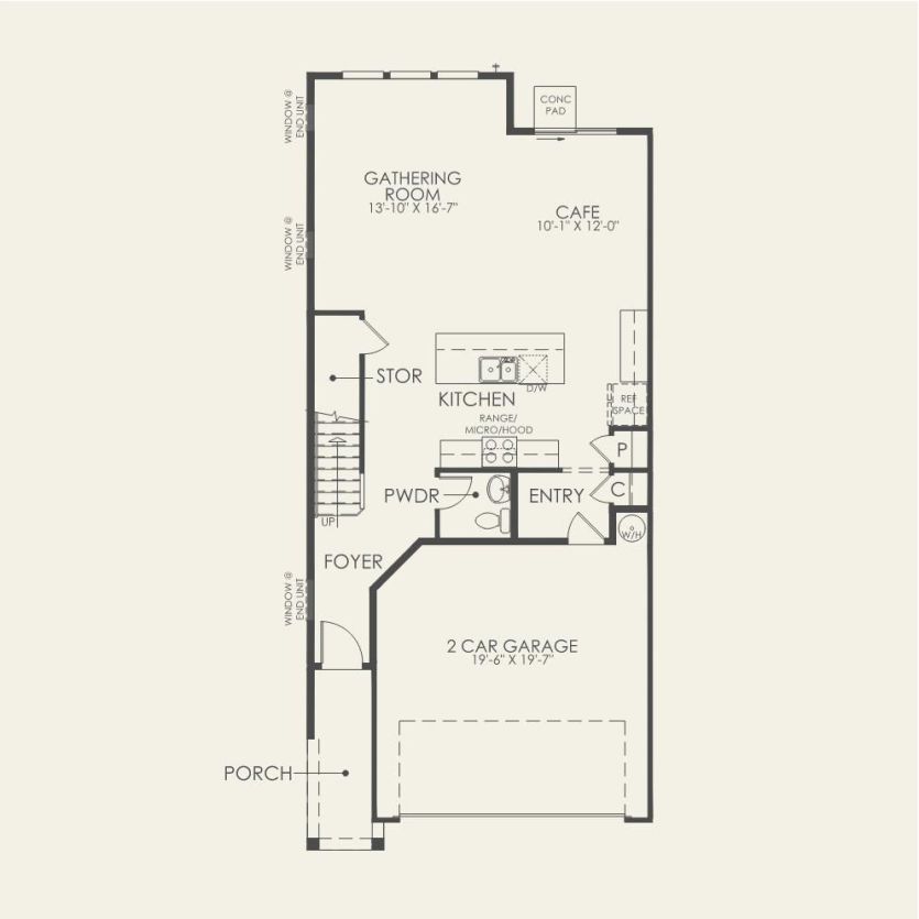 First Floor 3 br / 2.5 ba