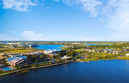 Golf cart to Founder's Square