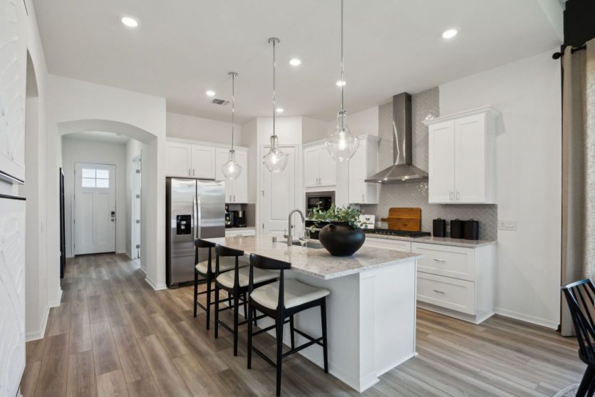 Bright and Open Kitchen with Built In Appliances
