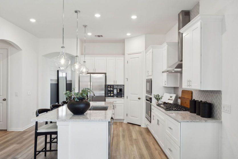 Oversized Kitchen Island with Seating