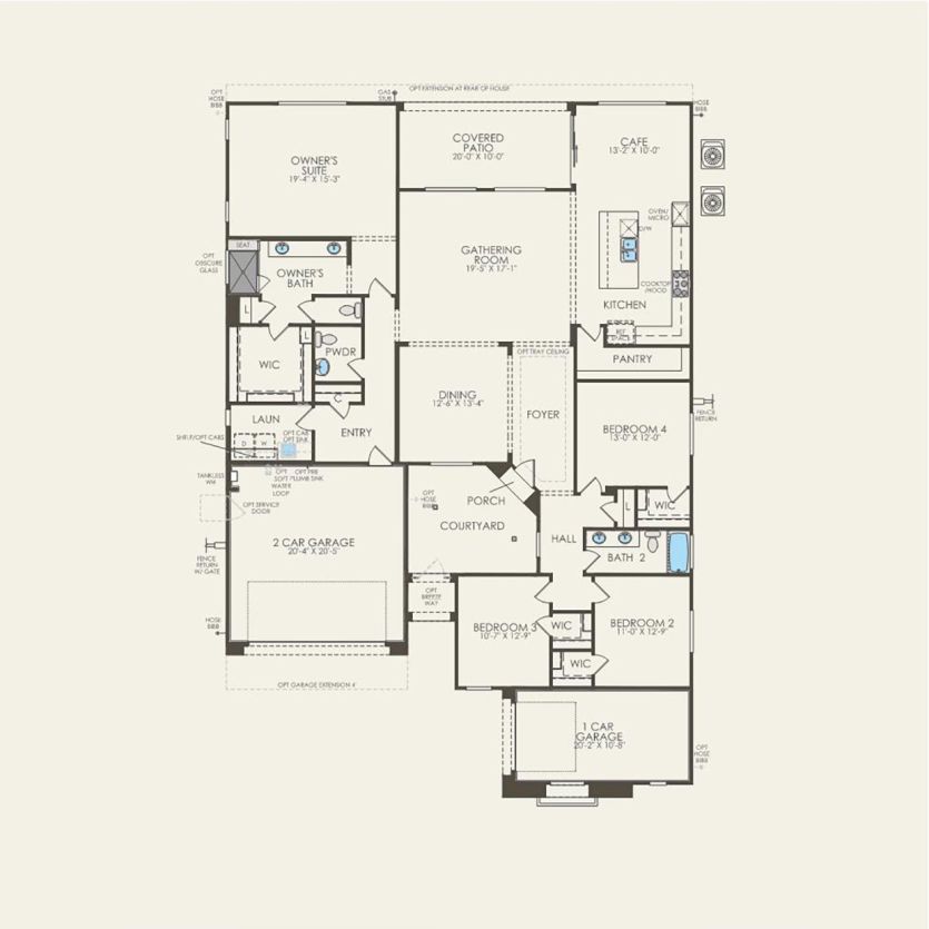 First Floor 4 br / 2.5 ba