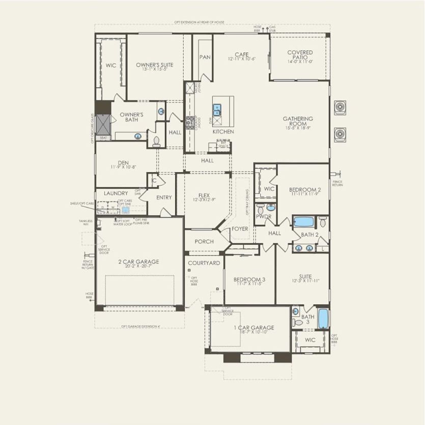 First Floor 4 br / 3.5 ba