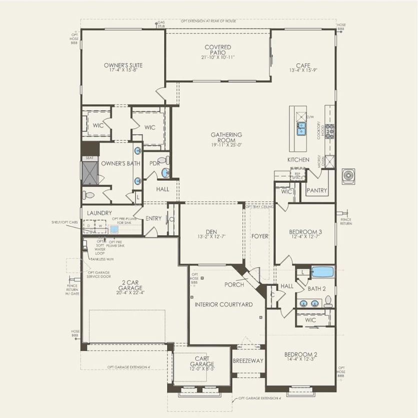 First Floor 3 br / 2.5 ba